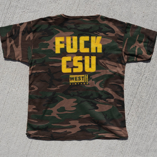 Wyoming Camo F*ck CSU Knitted Tee