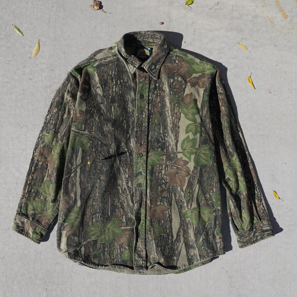 Vintage Cabela’s ReBark Camo Flannel – Large