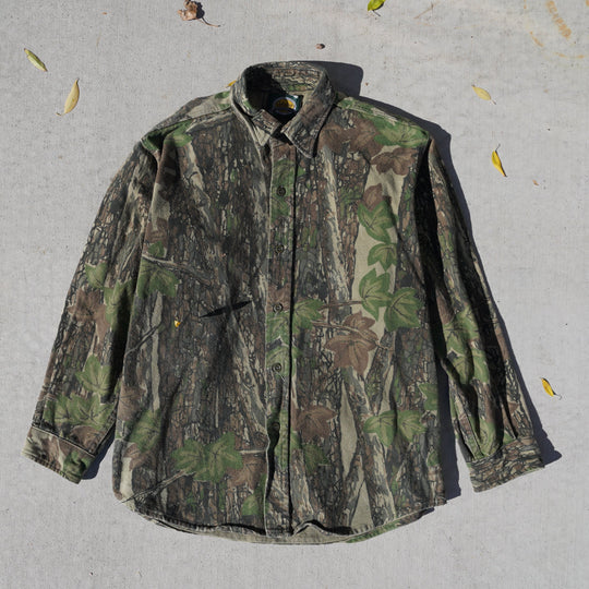 Vintage Cabela’s ReBark Camo Flannel – Large