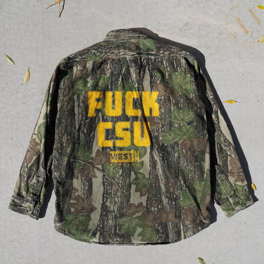 Vintage Cabela’s ReBark Camo Flannel – Large