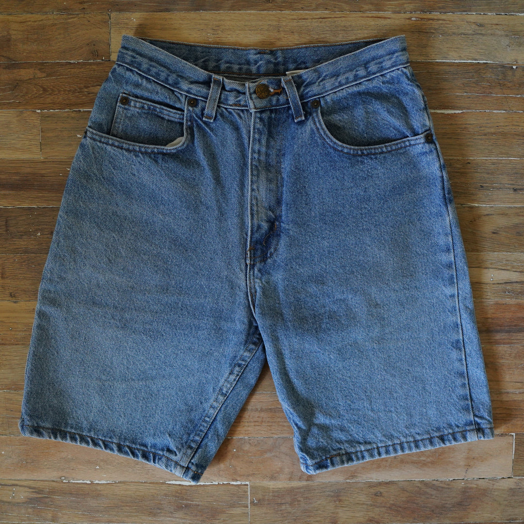 1990's High-Waisted Denim Shorts