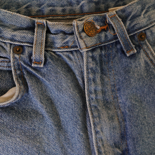 1990's High-Waisted Denim Shorts