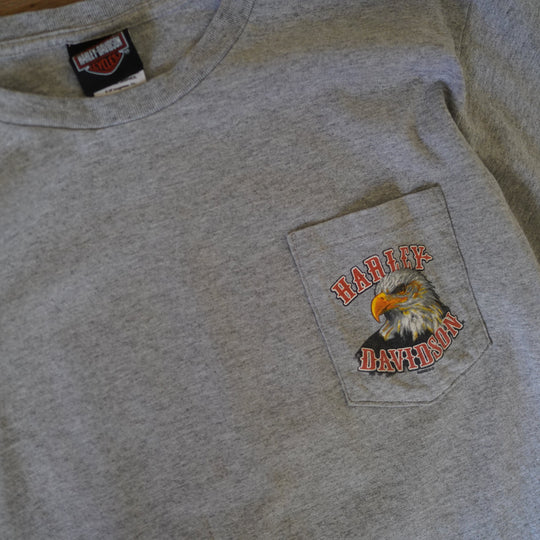 Harley Poker & Flames Tee