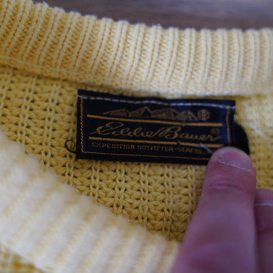 1990's Eddie Bauer Cable Knit Sweater Top