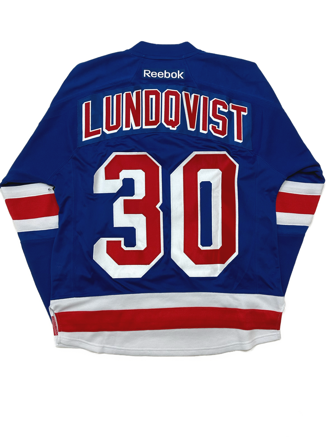 Reebok Henrik Lundqvist New York Rangers Jersey - West Block Vintage