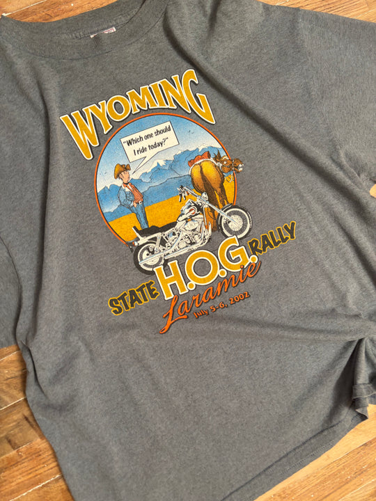 2002 Wyoming HOG Rally Graphic T-Shirt
