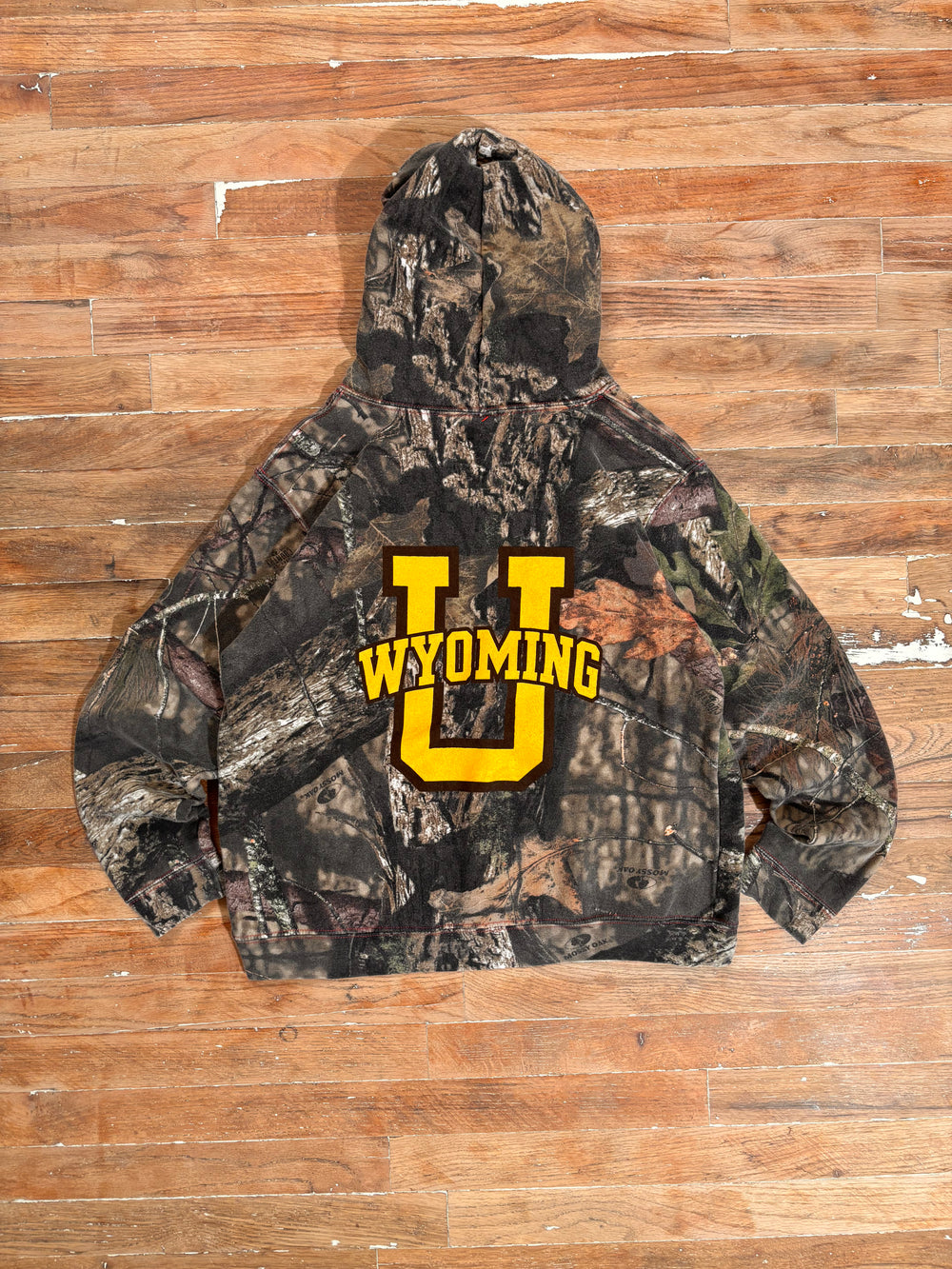 2000s Faded Mossy Oak Camo Hoodie