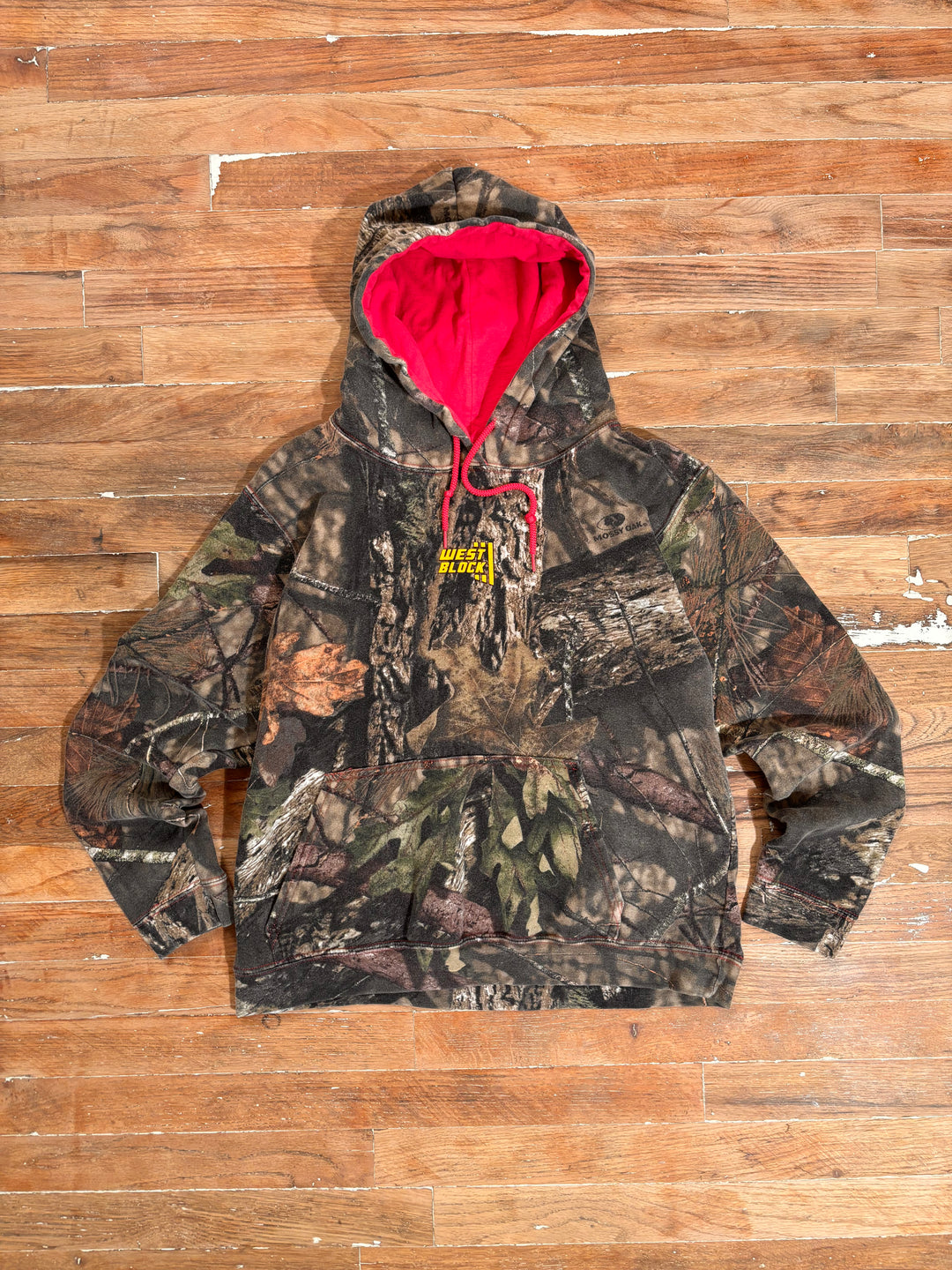 2000s Faded Mossy Oak Camo Hoodie