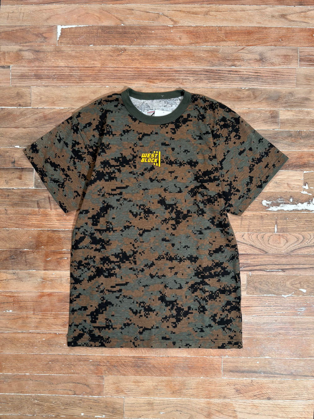 Vintage Woodland Digital Camo T-Shirt