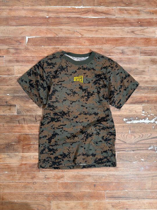 Y2K Woodland Digital Camo T-Shirt
