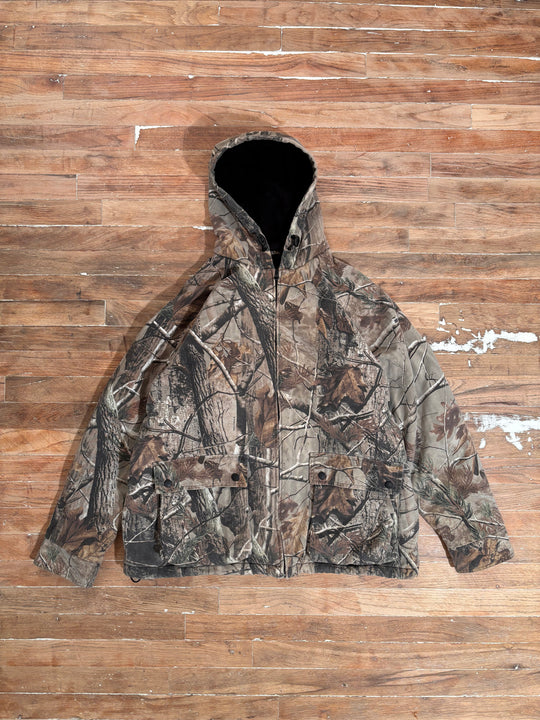 Y2K Faded Realtree Ap Camo Winter Jacket