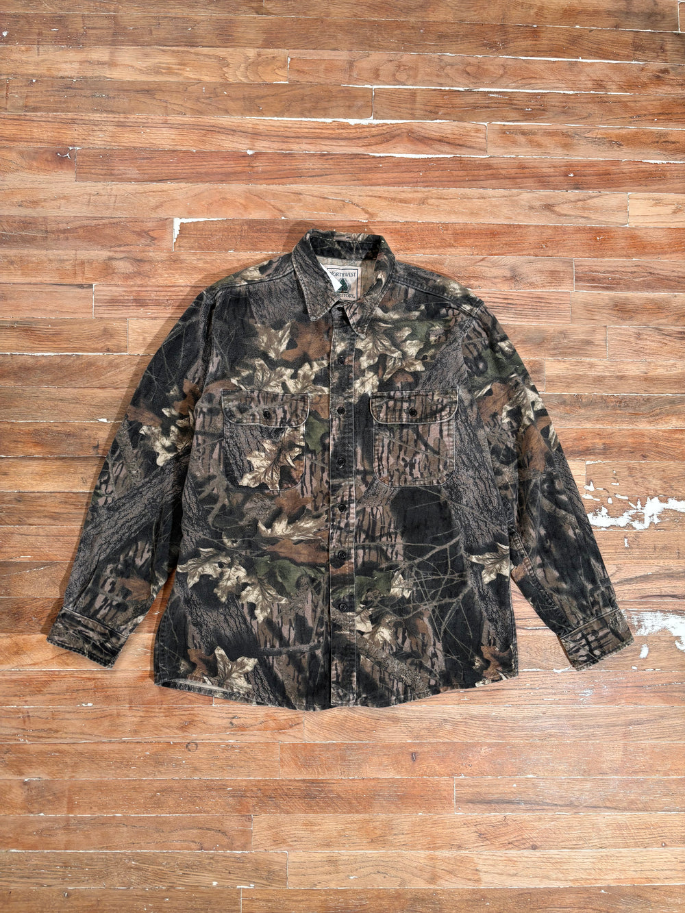 90s Mossy Oak Treestand Camo Field Jacket