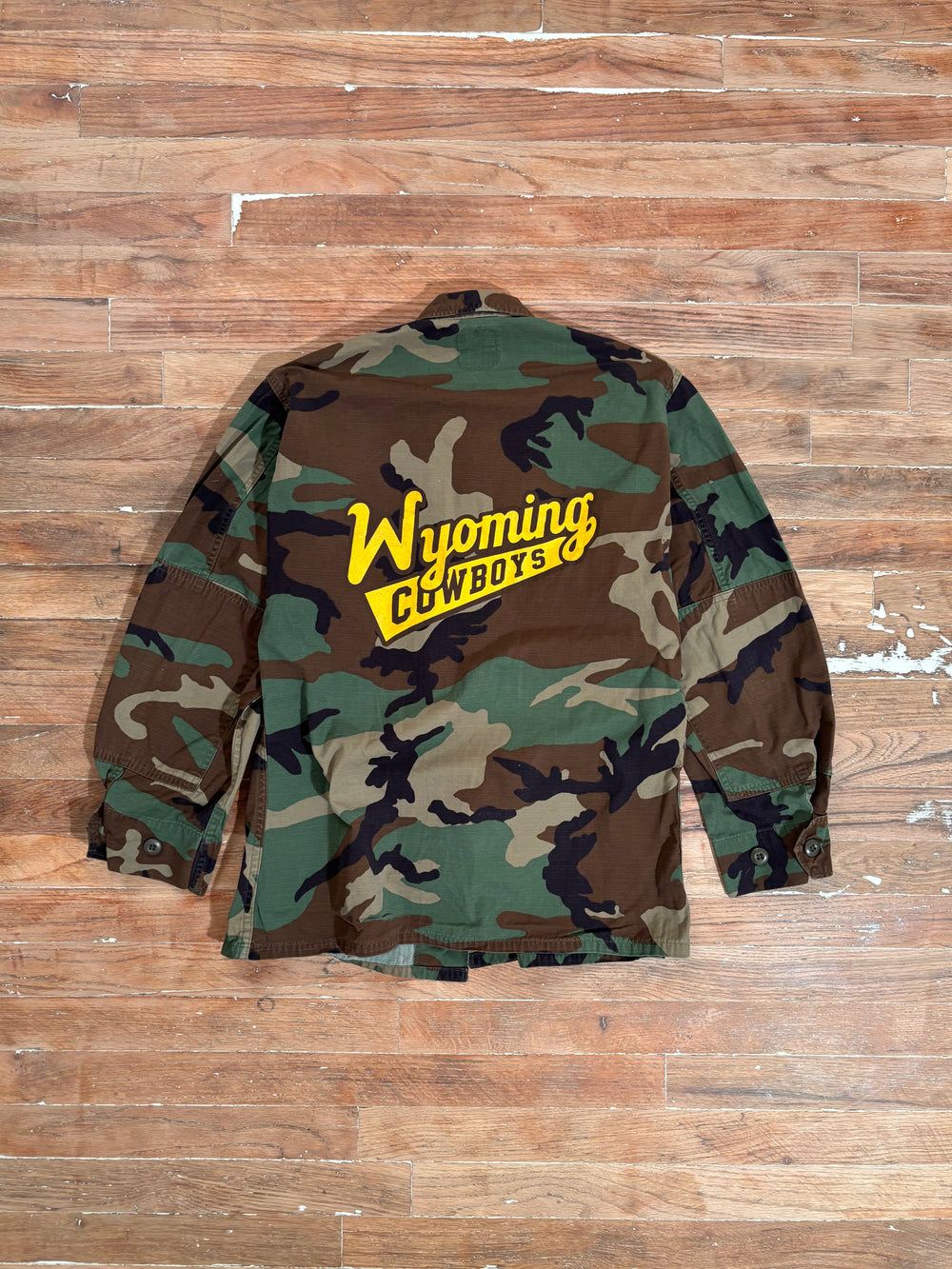 Vintage 90s Woodland USMC Camo Field Jacket