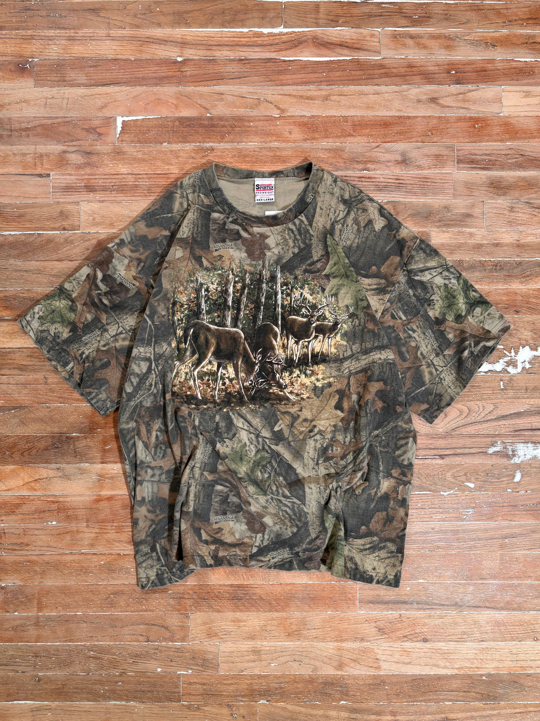 90s Mossy Oak Advantage Deer Camo T-Shirt