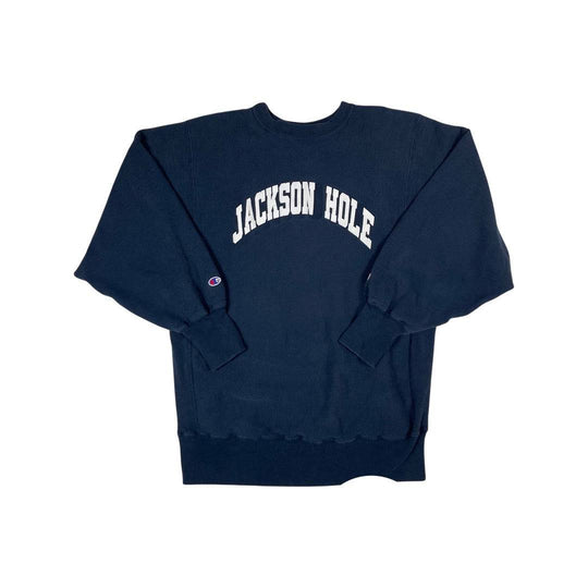 80's Jackson Hole Reverse Weave Sweatshirt - West Block Vintage