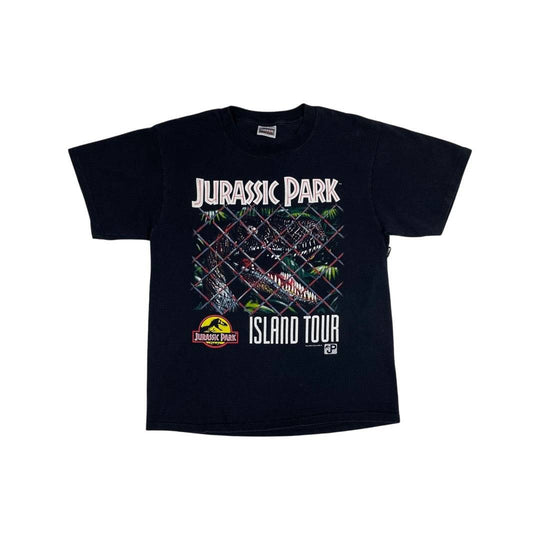 Vintage 90s Jurassic Park Island Movie Tee - West Block Vintage
